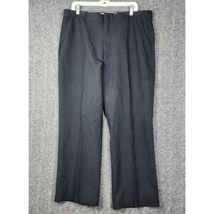 All Seasons Comfort Action Dress Pants Mens 40x30 Black Super Stretch Made USA